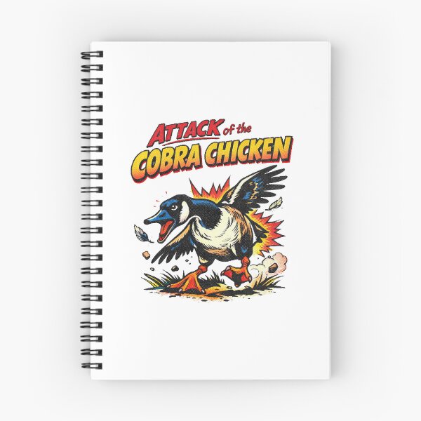 Item preview, Cobra Chicken Attack Funny Canada Goose Comic designed and sold by AntiqueImages.