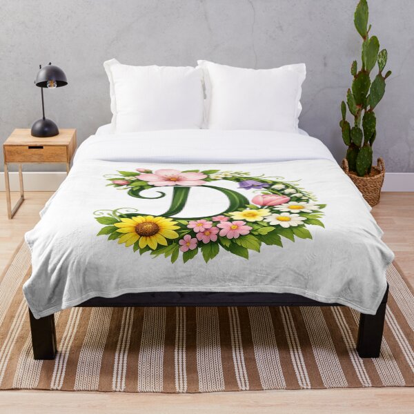 Item preview, Magia floral para mamá: monograma floral personalizado D designed and sold by CoolContent Factory.