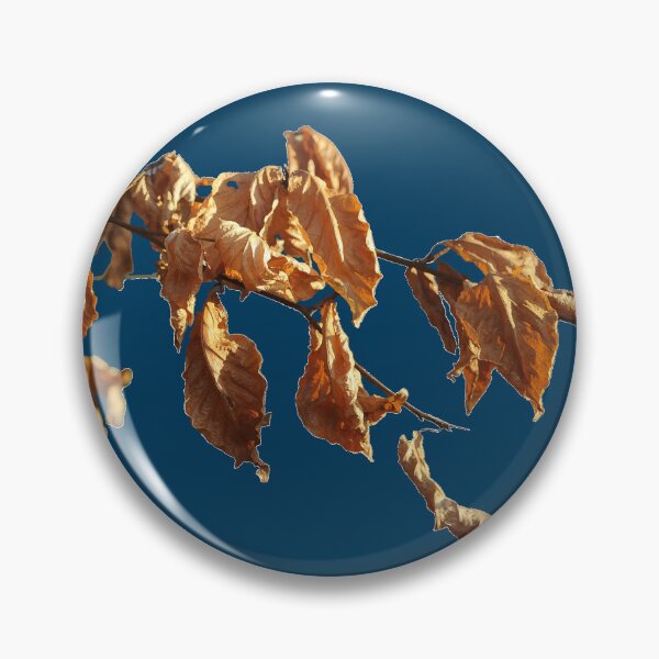 Item preview, Natural Autumn Branch with Dry Leaves – Detailed Botanical Design designed and sold by busurman.