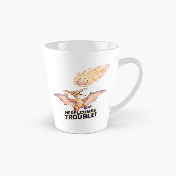 Item preview, Here Comes Trouble Funny Dino Meteor Design designed and sold by SoftSproutstu.