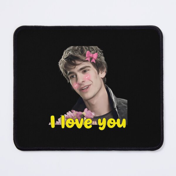 Item preview,  Cute Blushing Boy I Love You Aesthetic Sticker designed and sold by StoicSales.