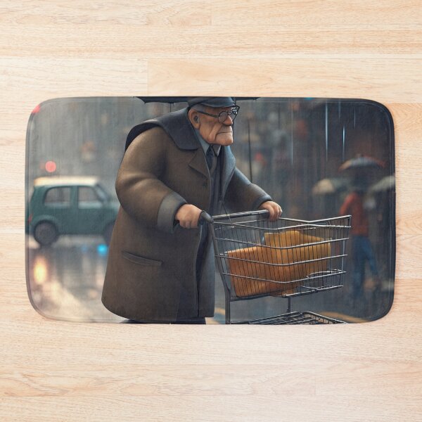 Item preview, Old Man Crossing the Road designed and sold by Colin Bentham.