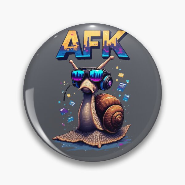 Item preview,  Gaming Gang: AFK Snail - School Offline Aesthetic Streetwear designed and sold by Shift-Bloom.