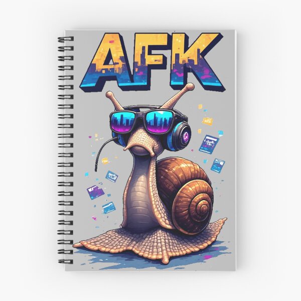 Item preview,  Gaming Gang: AFK Snail - School Offline Aesthetic Streetwear designed and sold by Shift-Bloom.
