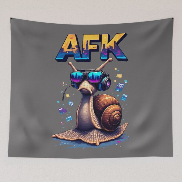 Item preview,  Gaming Gang: AFK Snail - School Offline Aesthetic Streetwear designed and sold by Shift-Bloom.