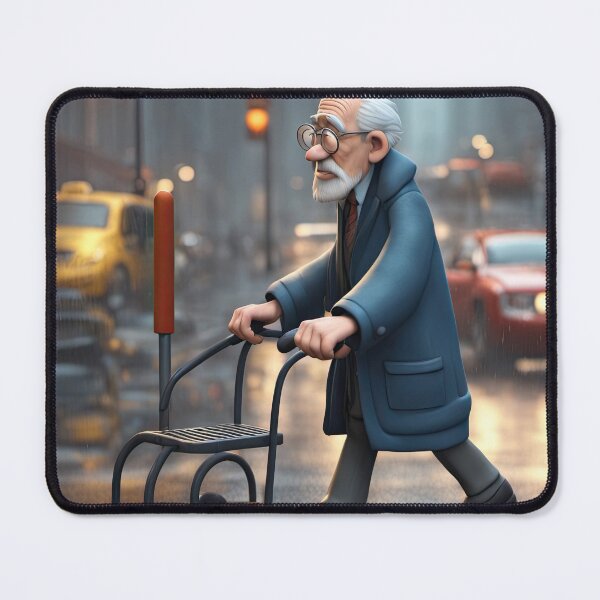 Item preview, Old Man Crossing the Road designed and sold by Colin Bentham.
