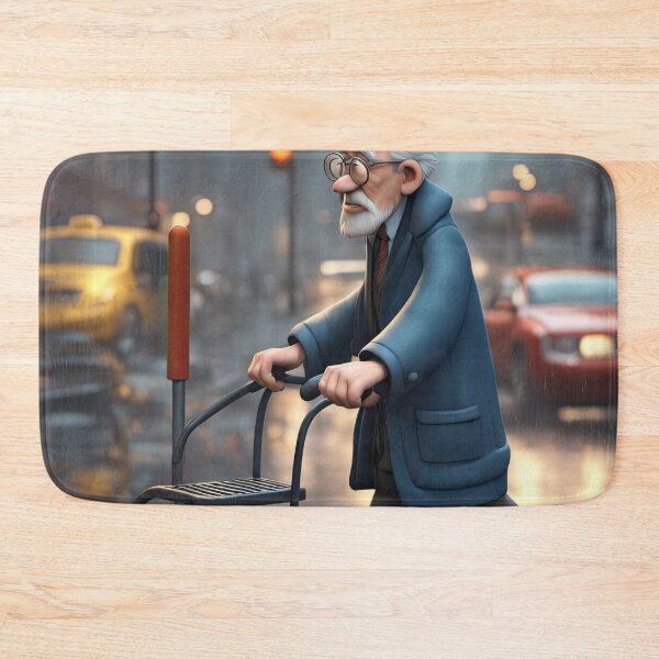 Item preview, Old Man Crossing the Road designed and sold by Colin Bentham.