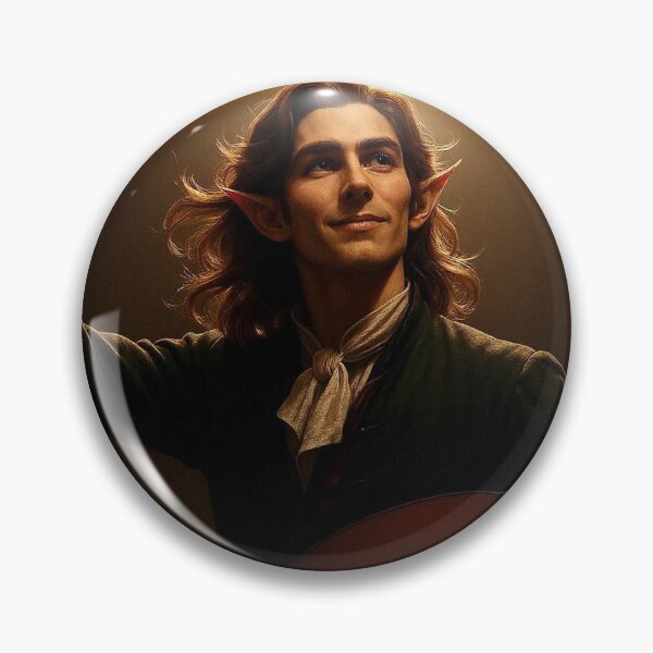 Item preview, AI generated pretty boy elf bard designed and sold by AI-this-is-AI.
