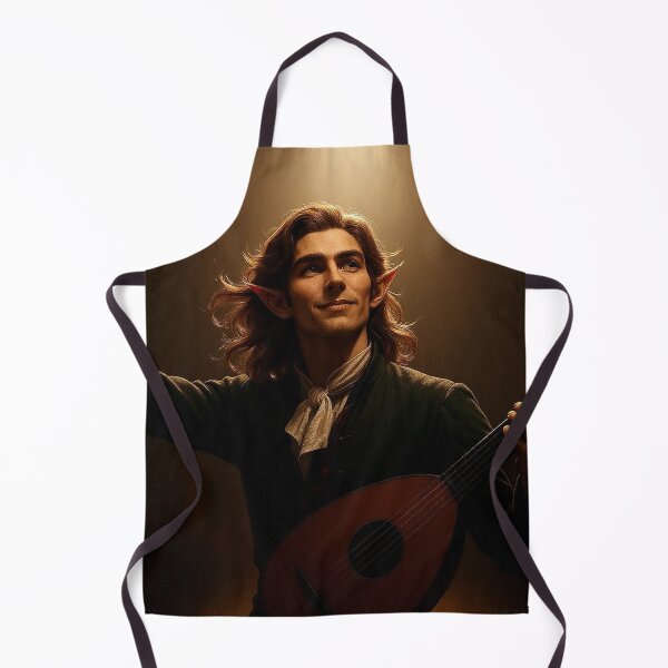 Item preview, AI generated pretty boy elf bard designed and sold by AI-this-is-AI.