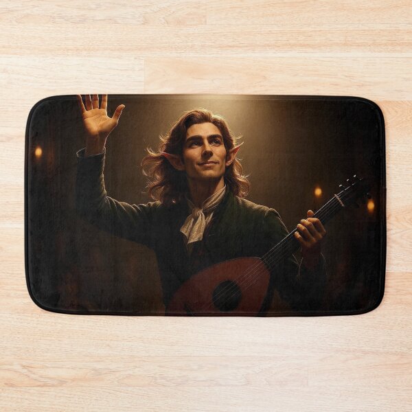 Item preview, AI generated pretty boy elf bard designed and sold by AI-this-is-AI.