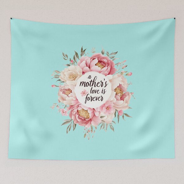 Item preview, A Mother’s Love Is Forever Floral Design | Mother’s Day Gift | Elegant Pink Peony Flowers Quote designed and sold by InnerFaith.