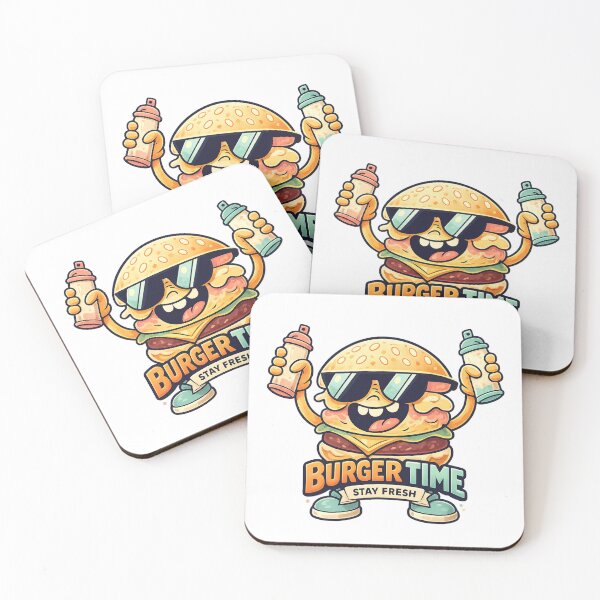 Item preview, Burger Time Funny Food Lover Design designed and sold by SoftSproutstu.