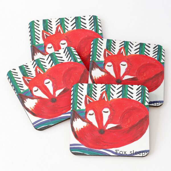Item preview, Fox sleeping designed and sold by SheisEverywhere.