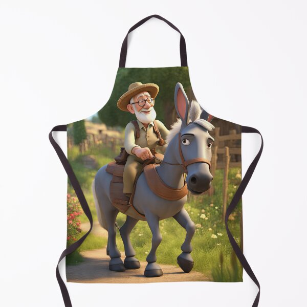 Item preview, Old Man riding a donkey designed and sold by Colin Bentham.
