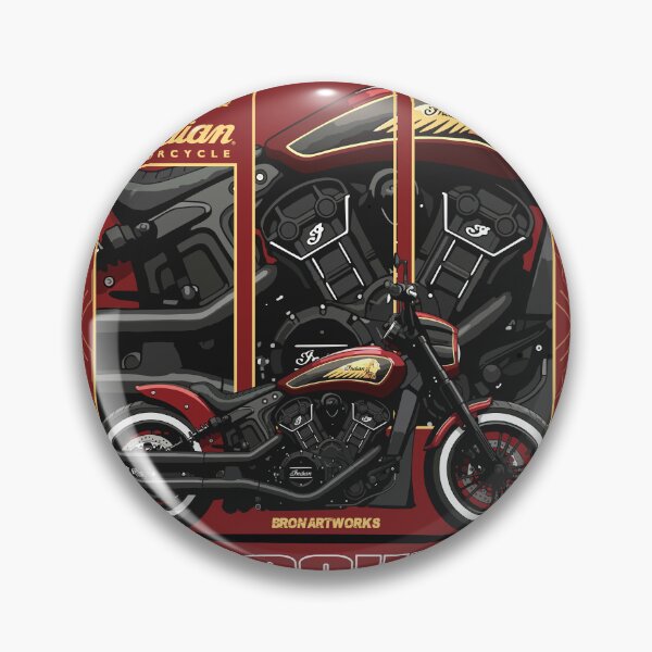 Item preview, Indian Scout Bobber Custom Red designed and sold by BronArtworks.