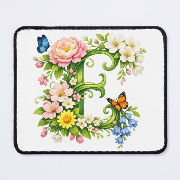 Item preview, Springtime magic for Mom – Personalized floral monogram E designed and sold by CoolContent Factory.