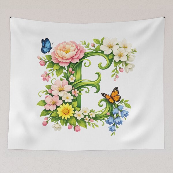 Item preview, Springtime magic for Mom – Personalized floral monogram E designed and sold by CoolContent Factory.