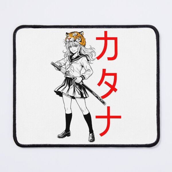 Item preview, The girl with the katana designed and sold by krabbaraban.