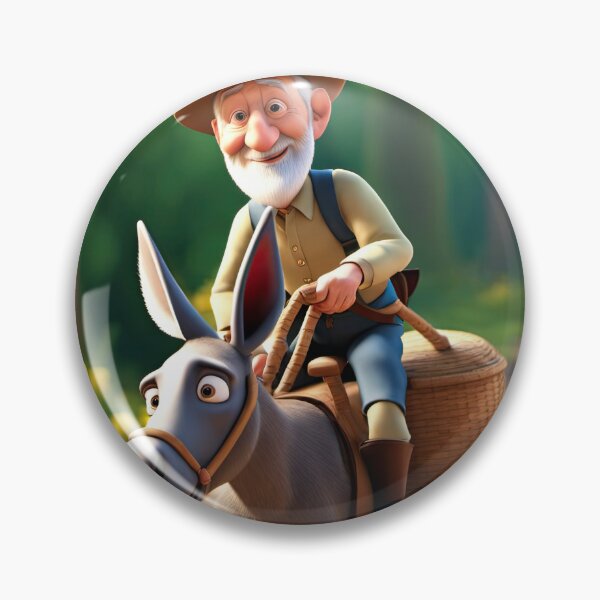 Item preview, Old Man riding a donkey designed and sold by Colin Bentham.
