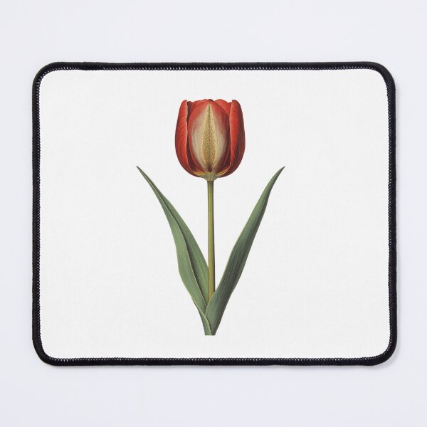 Item preview, Retro red tulip designed and sold by uunaa.