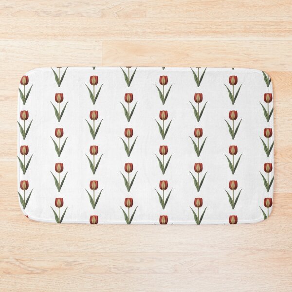 Item preview, Retro red tulip designed and sold by uunaa.