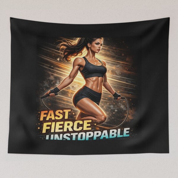 Item preview, FAST FIERCE UNSTOPPABLE designed and sold by SilentRep.