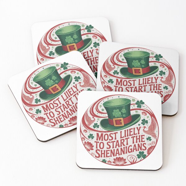 Item preview, Chinese Paper Cut Leprechaun Hat with Clover designed and sold by Bloomkept.