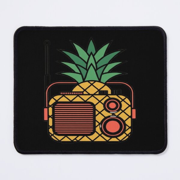 Item preview, Pineapple Boombox Retro Kawaii designed and sold by DailySparks.