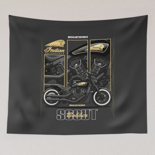 Item preview, Indian Scout Bobber Custom Black designed and sold by BronArtworks.