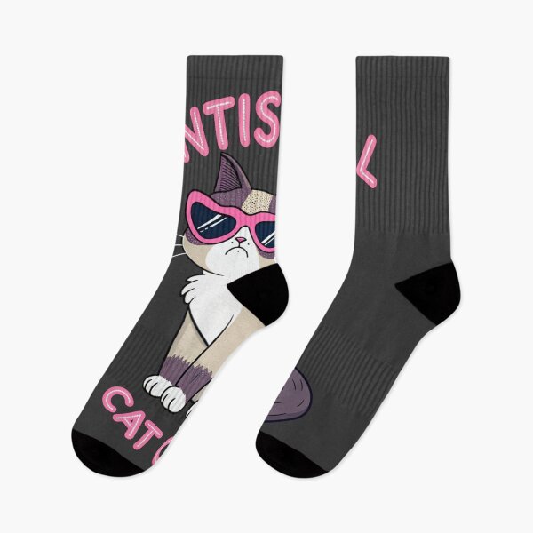 Item preview, Antisocial Cat Club - Introvert Cat Humor designed and sold by Artiviose.