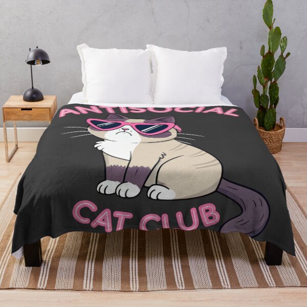 Item preview, Antisocial Cat Club - Introvert Cat Humor designed and sold by Artiviose.