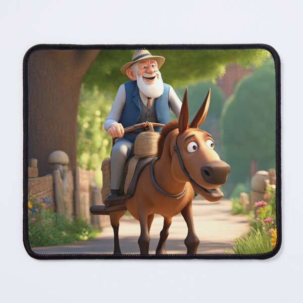 Item preview, Old Man riding a donkey designed and sold by Colin Bentham.