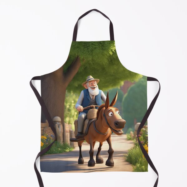 Item preview, Old Man riding a donkey designed and sold by Colin Bentham.