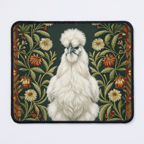 Item preview, Elegant Silkie Chicken Botanical Art Design designed and sold by AntiqueImages.