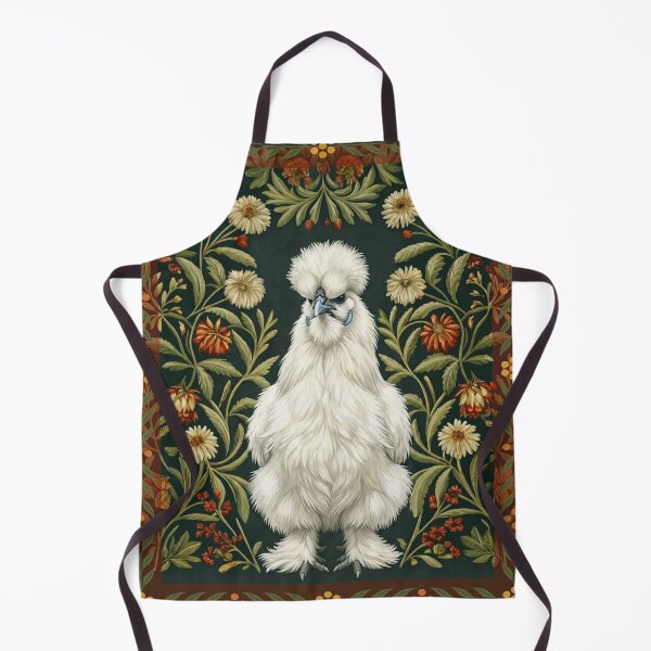 Item preview, Elegant Silkie Chicken Botanical Art Design designed and sold by AntiqueImages.