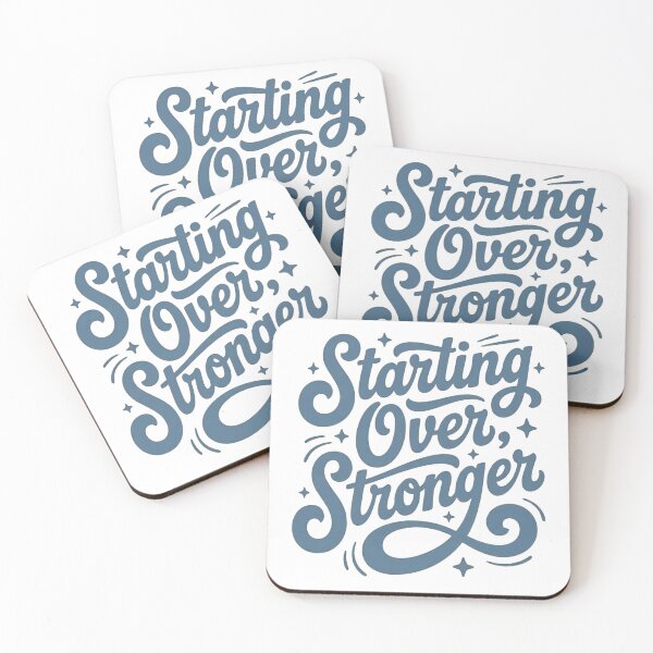 Item preview, Starting Over Stronger Script Design, New Beginning, Self Growth Energy designed and sold by thesplitshop.