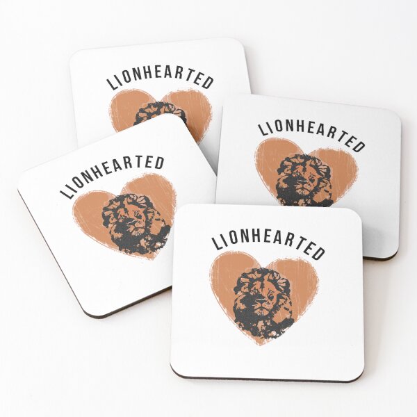 Item preview, Lionhearted – Vintage Lion Heart Design, Brave Lion Graphic Tee, Courage Symbol Shirt designed and sold by ChiaraPagani.