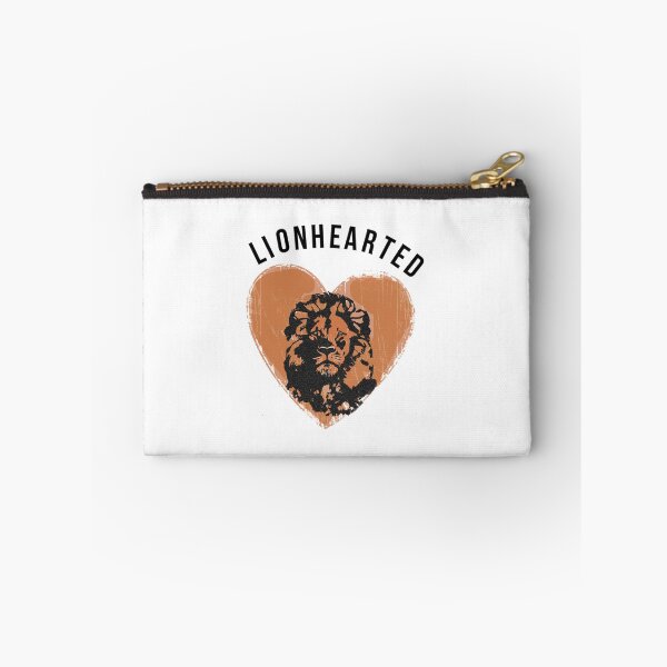 Item preview, Lionhearted – Vintage Lion Heart Design, Brave Lion Graphic Tee, Courage Symbol Shirt designed and sold by ChiaraPagani.