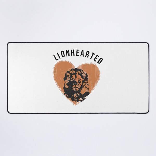 Item preview, Lionhearted – Vintage Lion Heart Design, Brave Lion Graphic Tee, Courage Symbol Shirt designed and sold by ChiaraPagani.