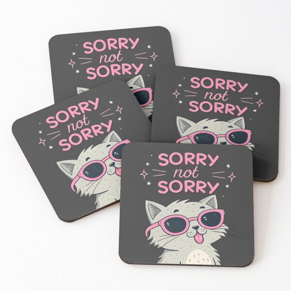 Item preview, Sorry Not Sorry - Sassy Cat Design designed and sold by Artiviose.