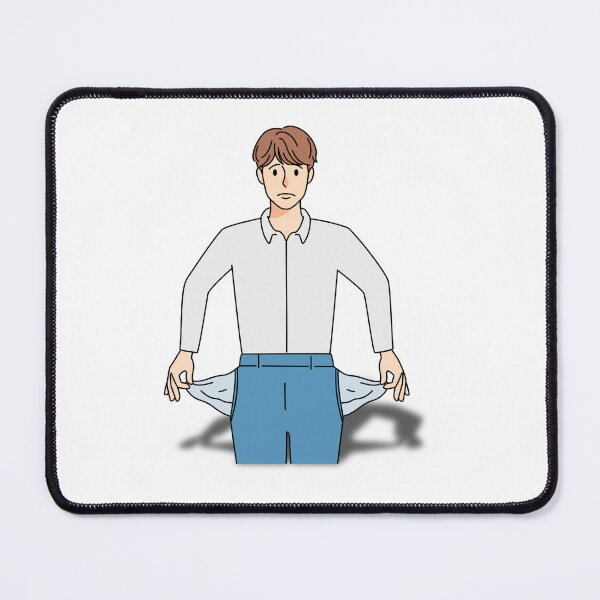 Item preview, Broke Again – Everyday Mood designed and sold by CubVibeStudio.
