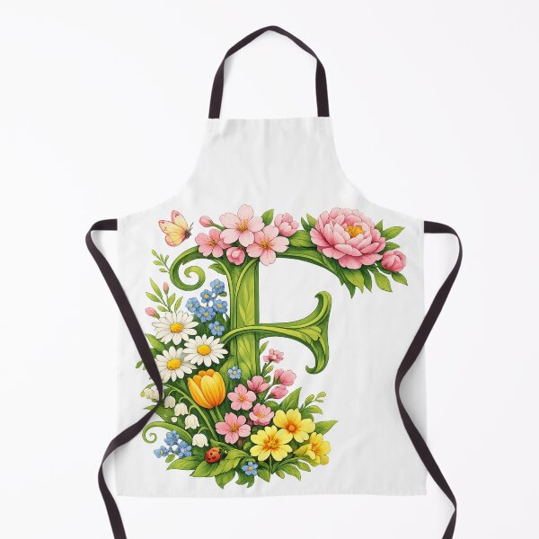 Item preview, Springtime magic for Mom – Personalized floral monogram F designed and sold by CoolContent Factory.