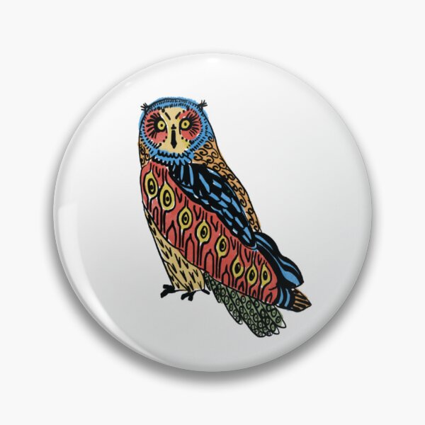 Item preview, Colourful owl designed and sold by SheisEverywhere.
