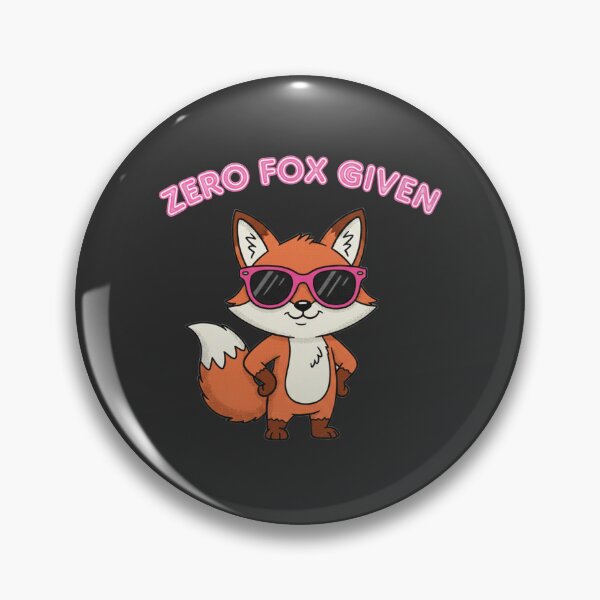 Item preview, Zero Fox Given - Funny Fox with Sunglasses designed and sold by Artiviose.