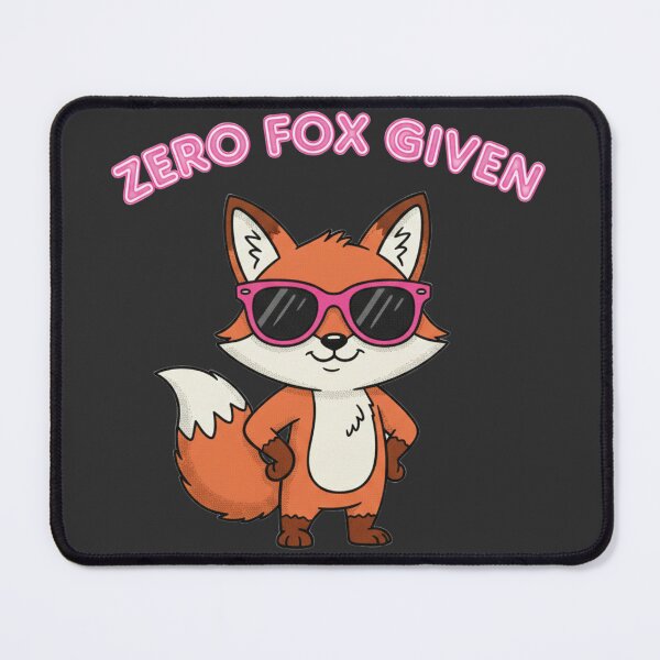 Item preview, Zero Fox Given - Funny Fox with Sunglasses designed and sold by Artiviose.