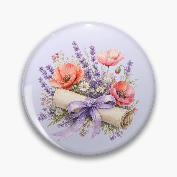 Item preview, Watercolor Flower Diploma Class of 2026 designed and sold by Bratak.