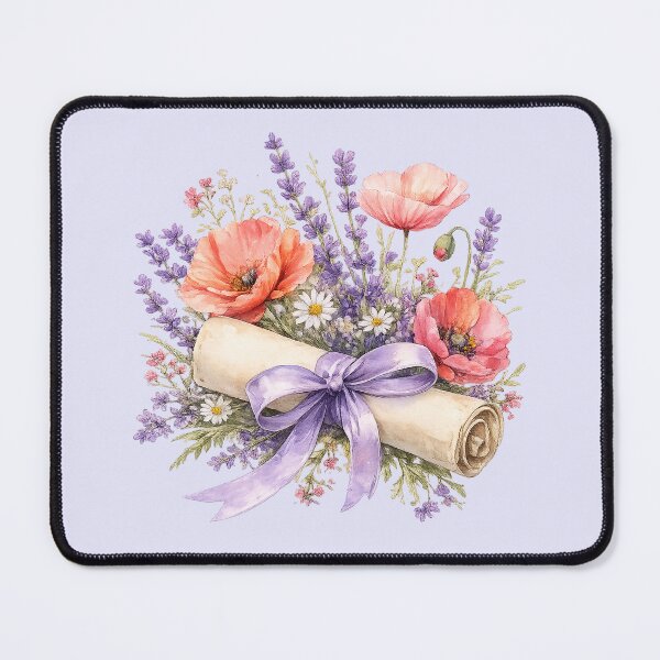 Item preview, Watercolor Flower Diploma Class of 2026 designed and sold by Bratak.