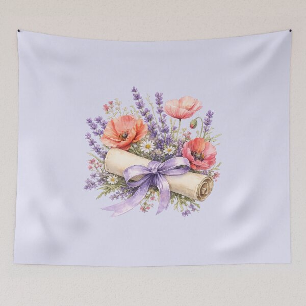 Item preview, Watercolor Flower Diploma Class of 2026 designed and sold by Bratak.