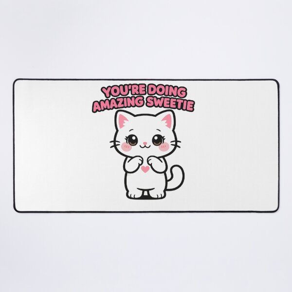 Item preview, You're Doing Amazing Sweetie - Cute Black Cat designed and sold by Artiviose.