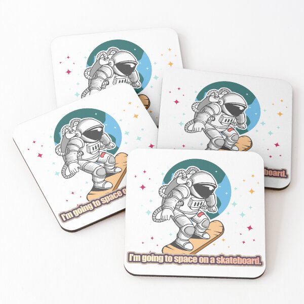 Item preview, I'm going to space on a skateboard designed and sold by LOVEARTDESIGN.